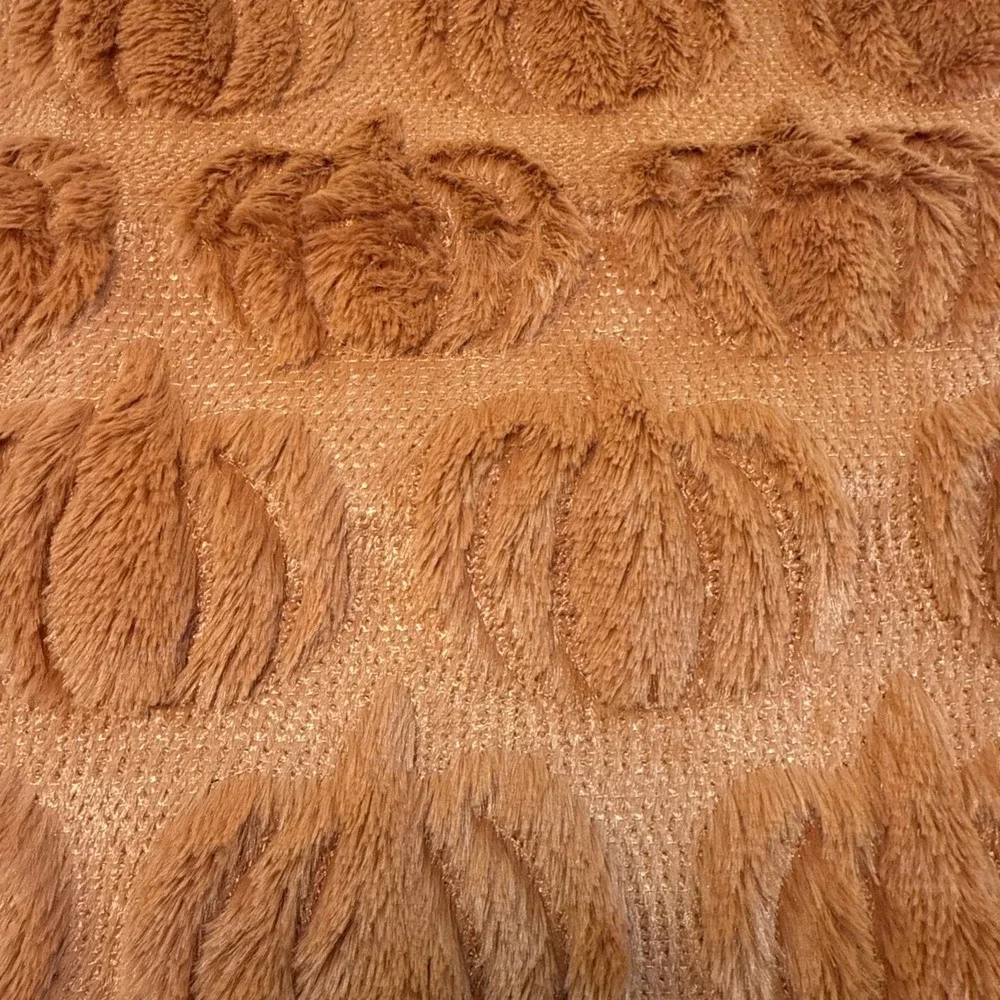 2 Pumpkin Pillow Covers Autumn Orange Chinelle Textured Soft 17
